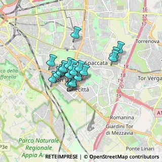 Mappa Via Carlo Calisse, 00173 Roma RM, Italia (1.174)