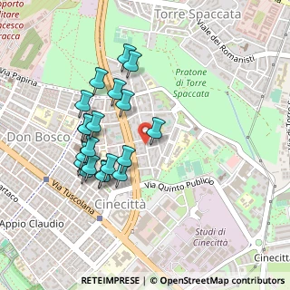 Mappa Via Carlo Calisse, 00173 Roma RM, Italia (0.464)