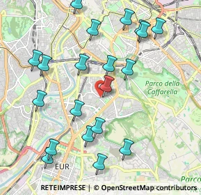 Mappa Via Eleonora Curlo Ruffini, 00145 Roma RM, Italia (2.381)