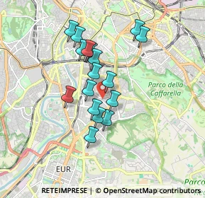 Mappa Via Eleonora Curlo Ruffini, 00145 Roma RM, Italia (1.51294)