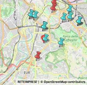 Mappa Via Eleonora Curlo Ruffini, 00145 Roma RM, Italia (2.4575)