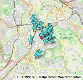 Mappa Via Eleonora Curlo Ruffini, 00145 Roma RM, Italia (1.04)