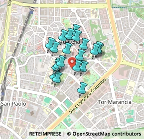 Mappa Via Eleonora Curlo Ruffini, 00145 Roma RM, Italia (0.3)