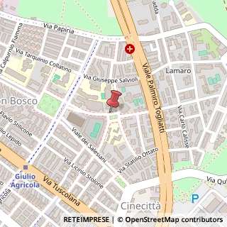 Mappa Piazza dei decemviri, 00175 Roma, Roma (Lazio)