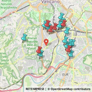 Mappa Via Francesco Arese, 00151 Roma RM, Italia (1.9645)