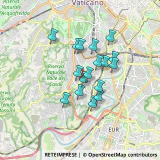 Mappa Via Francesco Arese, 00151 Roma RM, Italia (1.46118)
