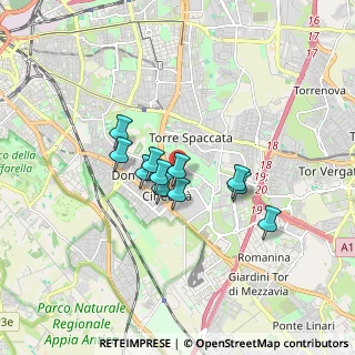 Mappa Via Oronzo Quarta, 00173 Roma RM, Italia (1.25909)