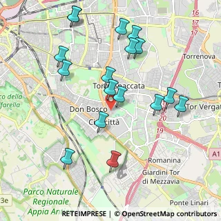 Mappa Via Oronzo Quarta, 00173 Roma RM, Italia (2.23941)