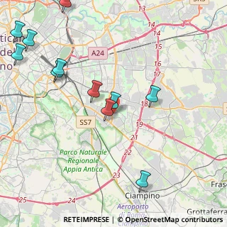 Mappa Via Oronzo Quarta, 00173 Roma RM, Italia (5.42182)