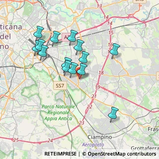 Mappa Via Oronzo Quarta, 00173 Roma RM, Italia (3.65643)