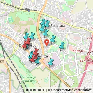 Mappa Via Oronzo Quarta, 00173 Roma RM, Italia (0.9105)