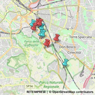 Mappa Via Campo Barbarico, 00178 Roma RM, Italia (1.63364)