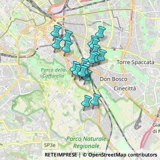 Mappa Via Campo Barbarico, 00178 Roma RM, Italia (1.26789)