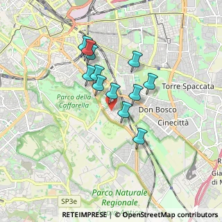 Mappa Via Campo Barbarico, 00178 Roma RM, Italia (1.455)