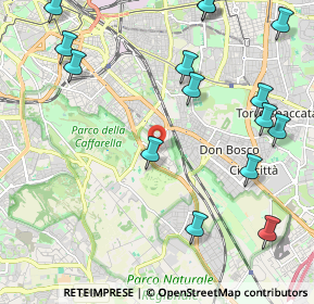 Mappa Via Campo Barbarico, 00178 Roma RM, Italia (2.892)