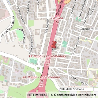 Mappa Via Lippo Vanni, 52, 00133 Roma, Roma (Lazio)
