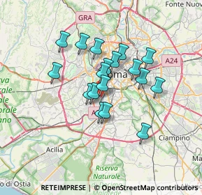 Mappa Via Enrico Cruciani Alibrandi, 00149 Roma RM, Italia (5.56444)