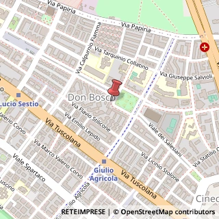 Mappa Piazza San Giovanni Bosco, 86, 00175 Roma, Roma (Lazio)
