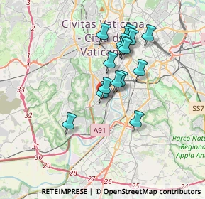 Mappa Via Luigi Bartolucci, 00149 Roma RM, Italia (3.09688)