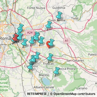 Mappa Via Mussomeli, 00133 Roma RM, Italia (8.862)
