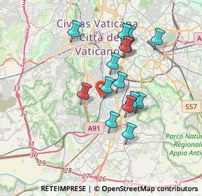 Mappa Via Giuseppe Pianigiani, 00149 Roma RM, Italia (3.212)