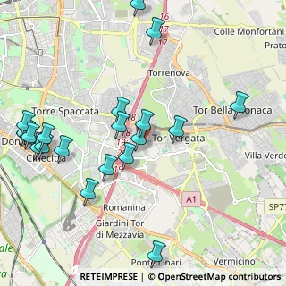Mappa Via Luigi Rossini, 00133 Roma RM, Italia (2.5775)