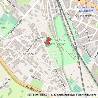 Mappa Via di Torre Branca,  98, 00178 Roma, Roma (Lazio)