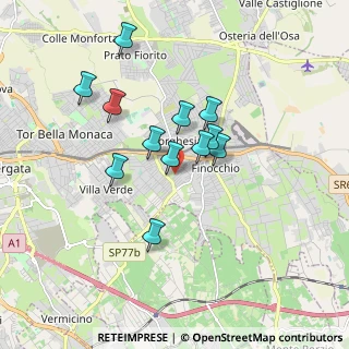Mappa Via Reitano, 00133 Roma RM, Italia (1.53833)