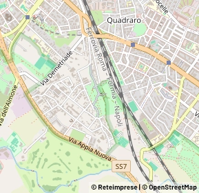 Mappa Vicolo Dell'Acquedotto Felice, 00178 Roma RM, Italia (0.26667)