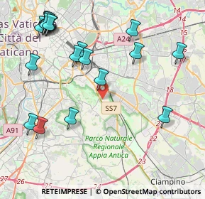 Mappa Via Anicio Paolino, 00178 Roma RM, Italia (5.492)