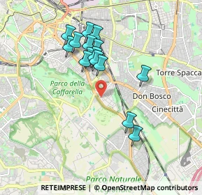 Mappa Via Anicio Paolino, 00178 Roma RM, Italia (1.73867)