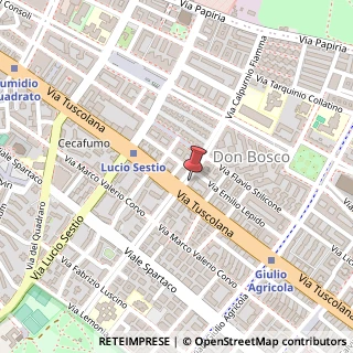 Mappa Via Calpurnio Fiamma, 4a/b, 00175 Roma, Roma (Lazio)
