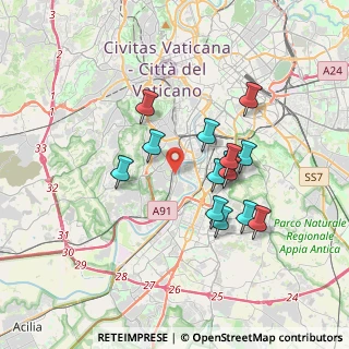 Mappa Via Bagni di Lucca, 00146 Roma RM, Italia (3.24143)