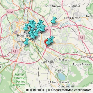Mappa Grande Raccordo Anulare &, 00133 Roma RM, Italia (6.714)