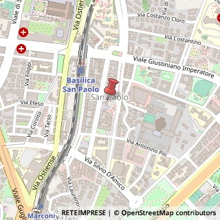Mappa Via Gabriello Chiabrera, 81, 00145 Roma, Roma (Lazio)