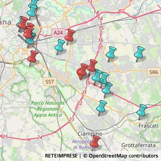 Mappa Via Filippo Foti, 00173 Roma RM, Italia (5.5895)