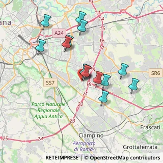 Mappa Via Filippo Foti, 00173 Roma RM, Italia (3.55643)