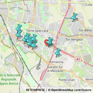 Mappa Via Filippo Foti, 00173 Roma RM, Italia (1.845)