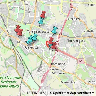 Mappa Via Filippo Foti, 00173 Roma RM, Italia (1.68091)