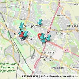 Mappa Via Filippo Foti, 00173 Roma RM, Italia (1.63182)