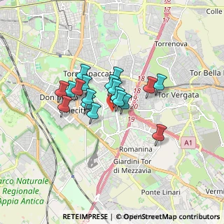 Mappa Via Filippo Foti, 00173 Roma RM, Italia (1.24556)