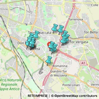 Mappa Via Filippo Foti, 00173 Roma RM, Italia (1.4775)