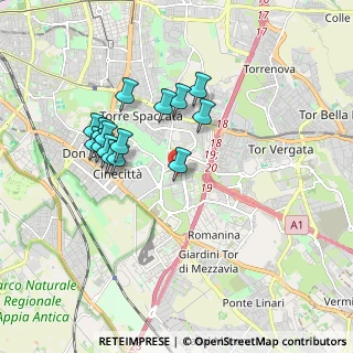 Mappa Via Filippo Foti, 00173 Roma RM, Italia (1.752)