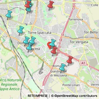 Mappa Via Filippo Foti, 00173 Roma RM, Italia (2.83286)