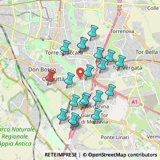 Mappa Via Filippo Foti, 00173 Roma RM, Italia (1.831)