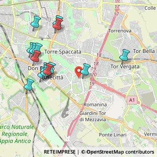 Mappa Via Filippo Foti, 00173 Roma RM, Italia (2.49533)