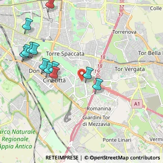 Mappa Via Filippo Foti, 00173 Roma RM, Italia (2.54083)