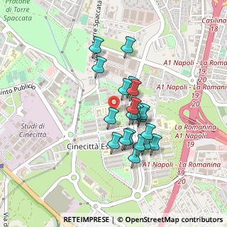 Mappa Via Filippo Foti, 00173 Roma RM, Italia (0.3625)