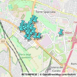 Mappa Via P. Togliatti, 00173 Roma RM, Italia (0.8)