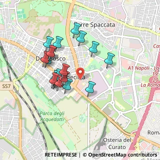 Mappa Via P. Togliatti, 00100 Roma RM, Italia (0.851)